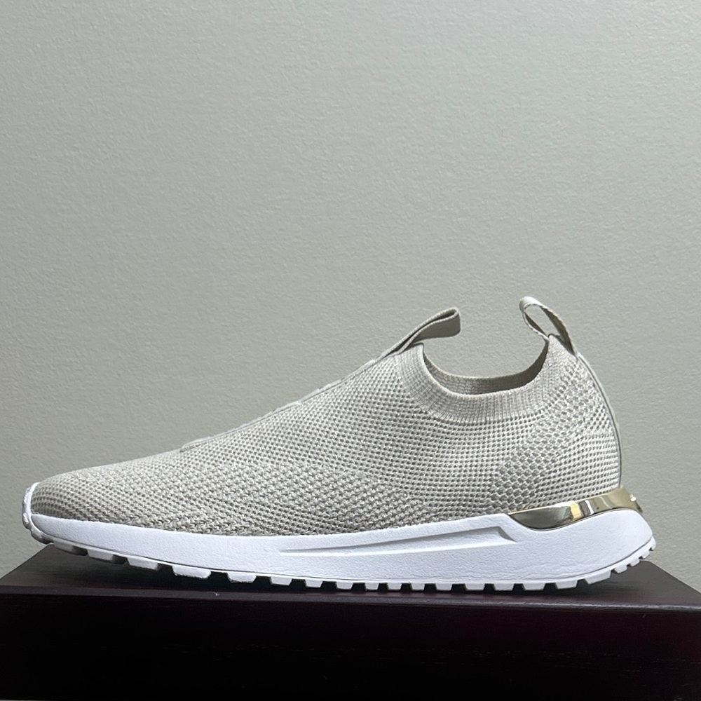 Michael by Michael Kors Bodie Metallic Mesh Slip-On Sneaker - Picture 5 of 13